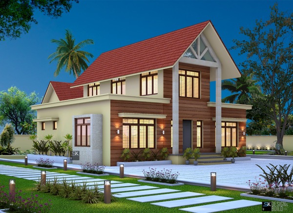Chethan Side Elevation Day View